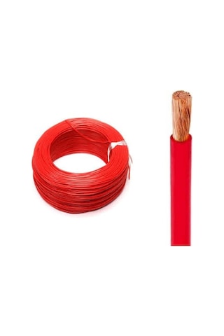 Seval H50v-k 1-kr ,kırmızı 1mm² 1-damar/çok Telli 1-mt Nyaf Kablo