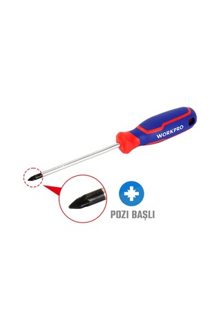 Workpro Wp221035 Pz0x75mm Cr-v Manyetik Profesyonel Yıldız Torna