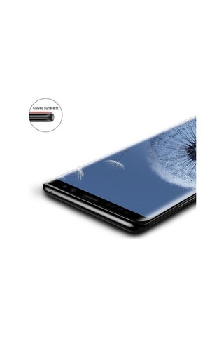 Samsung Galaxy S9 Plus İle Uyumlu Şeffaf Esnek Kavisli Ekranı Tam Kaplayan Pet Ekran Koruyucu