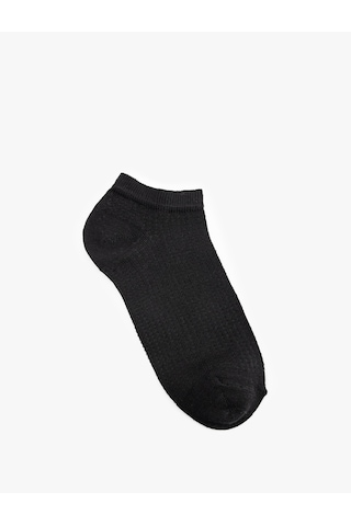 Koton 3'lü Basic Patik Çorap Seti Siyah 5sak80149aa Siyah