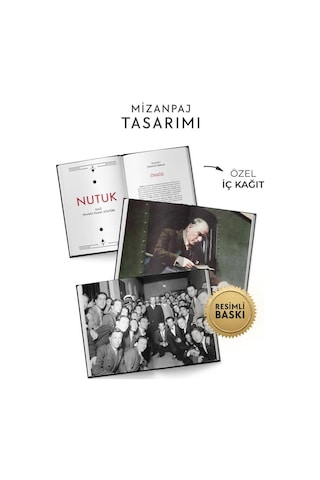 Nutuk Özel Deri Ciltli Ve Kutulu / Mustafa Kemal Atatürk