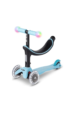 Micro Mini2grow Deluxe Magic 3 Tekerlekli Scooter Led Blue
