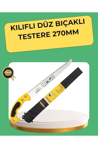 270 Mm Düz Bıçaklı Bahçe Budama Testeresi Kılıflı