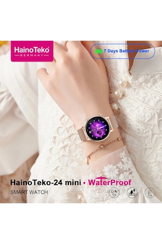 Haino Teko 24 Amoled Ekran Bluetooth Arama 3 Farklı Kordonlu Akıllı Saat (İthalatçı Garantili)