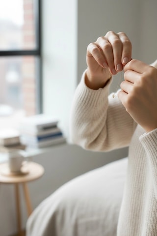 14 Ayar Altın Taşlı Üç Boyutlu S Harfli Zincir