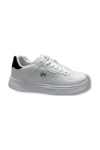 Crosberg 408-26 Cilt Deri Anatomik Sneaker 36-40 Beyaz