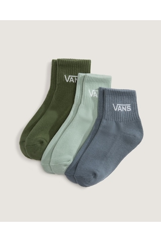 Vans Classic Half Crew Çorap - 3 Çift Karışık