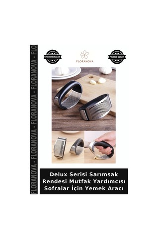 Delux Serisi Sarımsak Rendesi Mutfak Yardımcısı Sofralar İçin Yemek Aracı Çok Renkli