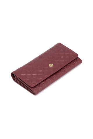 Tergan Bordo Deri Kadın Cüzdan - S1cb00005783-g7q Bordo