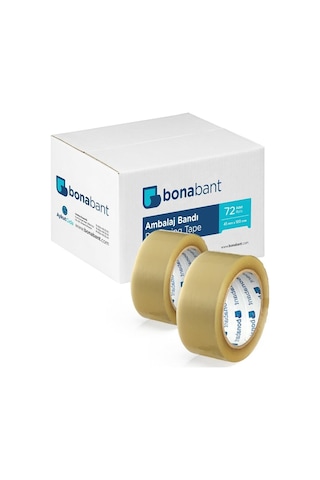 Bonabant Akrilik 4,5Cm X 100Mt 72 Adet Şeffaf Koli Bandı