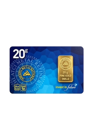 Ahlatçı 24 Ayar 20 Gram Külçe Altın