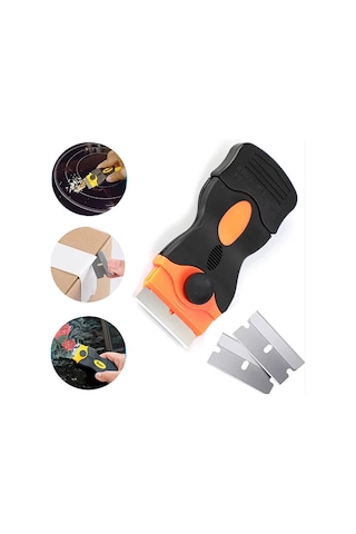 Çok Amaçlı Set Plastik Ve Metal Kazıyıcı, Pencere Camı Temizleyici, Film Araba Ve Ev İçin Yapıştırıcı Sökücü Aracı St01