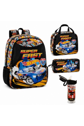 Hot Wheels Anaokulu Çanta Seti Defter Hediyeli 103 Ivory