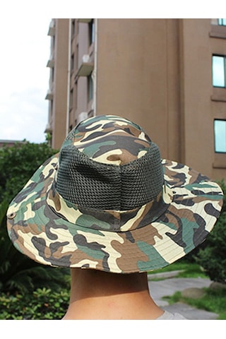 Kardelen Butik Denizli Sniper Camouflage Şapka 56-58 Cm Kahve Kahve