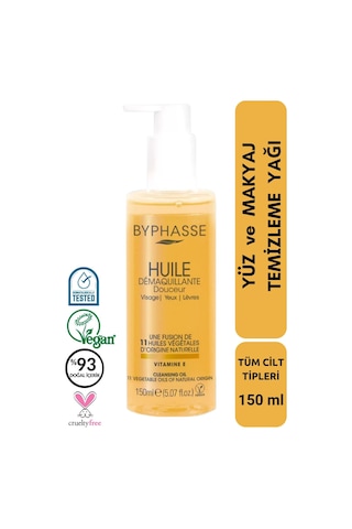 Byphasse Yüz ve Makyaj Temizleme Yağı Tüm Cilt Tipleri 150 ML