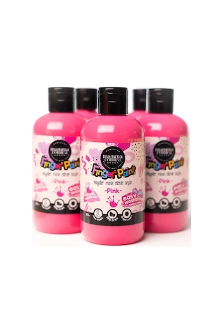 Mammacomica Dough Yıkanabilir Parmak Boyası - Pink 250ml