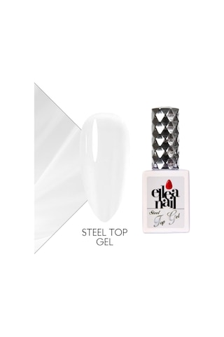 Ellea Nail Removable Base Gel Steel Top Gel Ve Matt Top Gel Seti