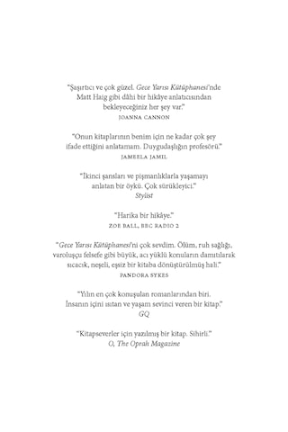 Gece Yarısı Kütüphanesi - Matt Haig - Domingo Yayınevi