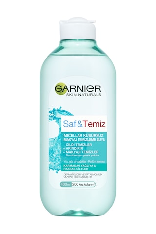 Garnier Saf & Temiz Micellar Kusursuz Makyaj Temizleme Suyu 400 ML
