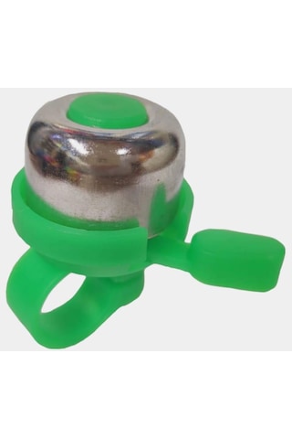 Sarissa Çocuk Bisikleti Zil 1. Kalite Plastik Gövde Metal Çan Yeşil Gümüş Gümüş - Yeşil