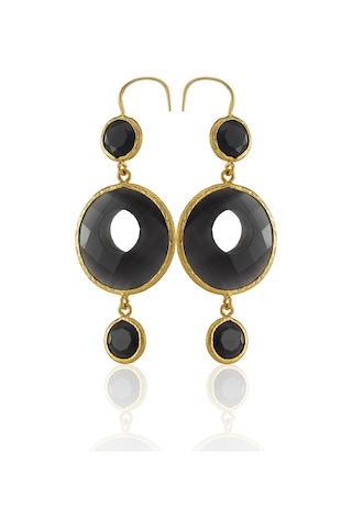 Kadir Jewellery 22 Ayar Altın Kaplama Kadın Sallantılı Küpe -el İşçiliği Ve Hipoalerjenik Küpe Siyah 95214369 Kadir Jewellery 22 Ayar Altın Kaplama Kadın Sallantılı Küpe -el İşçiliği Ve Hipoalerjenik Küpe Siyah 95214369