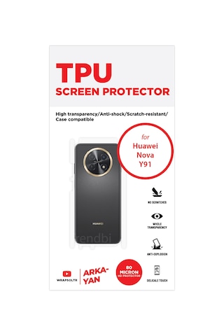 Huawei Nova Y91 Arka Ve Yan Kaplama Tam Kaplayan Hd Film