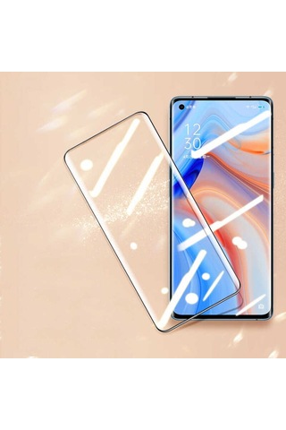 Oppo Reno 4 Pro 4G Nano Pet Full Ekran Koruyucu Siyah