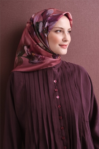 Armine Sura İpek Eşarp 2026-2027 - Sonbahar Kış-asm9611 Gül Kurusu