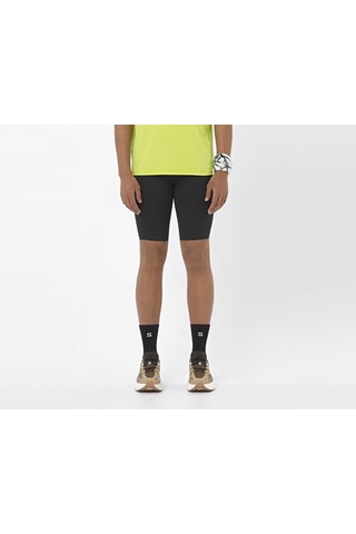 Salomon Lc14444 Deep Black Erkek Koşu Şortu Lc2740000 Siyah