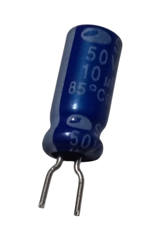 100 Adet 10uf 50v Elektrolitik Kondansatör 5x11mm - Kısa Bacaklı