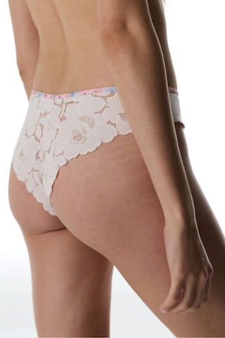 Penti Bej Lace Dantel V Model Brazilian Külot