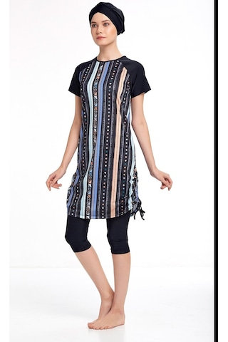 Adasea 3409 Yarım Kol Taytlı Mayo 001