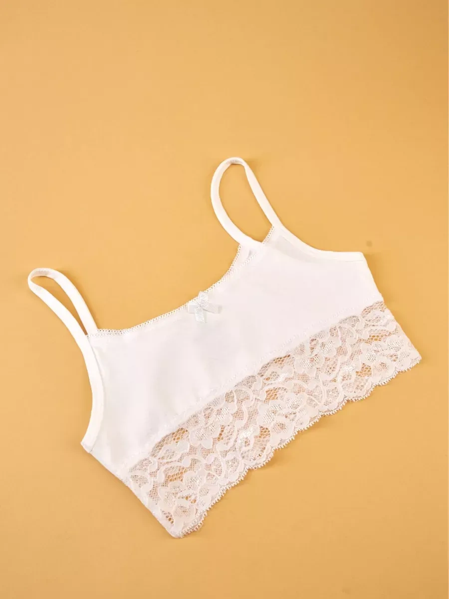 Baykar Kız Çocukları İçin Atlet Üst 366475330 Beyaz