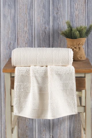 Varol Lavin %100 Premium Cotton El Havlusu 50x90cm Krem-50x90cm Krem