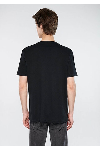 Mavi Logo Baskılı Siyah Erkek T-shirt M0610360-900 Siyah