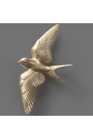 Teltree Gümüş Renkli Kırlangıç Modeli 3d立体 Duvar Dekoru Nordik Tarz Akıllı Oturma Odası, Entrance Ve Restoran Dekorasyonu Zengin Görsel Etki Ve Kolay Kurulum Özelliği Diğer