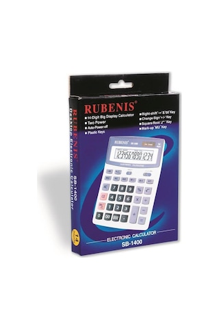 Rubenis SB-1400 Masaüstü 14 Hane Hesap Makinesi