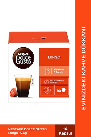 Nescafe Dolce Gusto Lungo Kahve 16 Kapsül