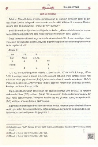 İzahu'l Feraiz - Açıklamalı Ve Çözümlü İslam Miras Hukuku Qr ...