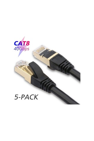 Network Kablo - Cat. 8 - Siyah - 2 Metre