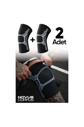 2'li Fitness Spor Dizlik Unisex Knee Sleeve Spor Antrenman Destek Koşu Gym Ortopedik Dizlik
