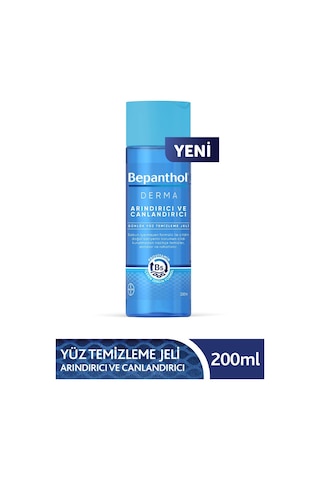 Bepanthol Derma ve Canlandırıcı Yüz Temizleme Jeli 200 ML + Onarıcı Bakım Merhemi 5 x 3.5 G