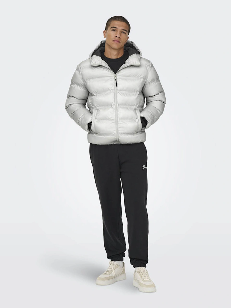 Only & Sons Onsunion Seamles Life Hood Gri Erkek Mont 22034836 Gri