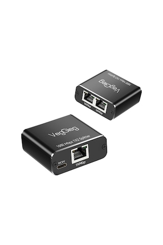 Veggieg V-S201 2 Port Rj45 Gigabit Ethernet Çoklayıcı Splitter Adaptör