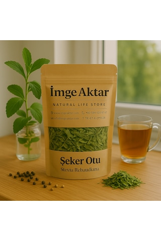 Stevia Yaprağı Şeker Otu - Kalorisiz Tatlandırıcı 30g