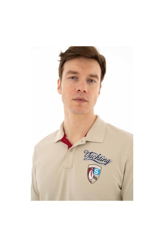 AR-MA Arma Erkek Baskılı Regular Fit % 95 Pamuklu %5 Likralı Polo Yaka T-shirt 001