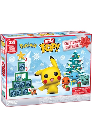 Funko Pop Bitty Pokemon Bitty 24-day Countdown Advent Calendar 24 Bitty Collection Takvimi
