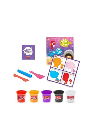 Let's 9 Parça Oyun Hamuru Deniz Canlıları Seti (l9012)