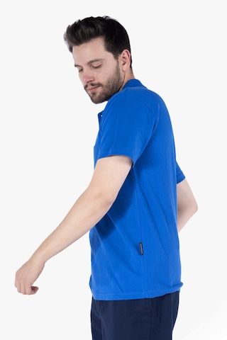 Yıldırımlar Polo Yaka T-shirt %100 Pamuk Cepli Saks Mavi