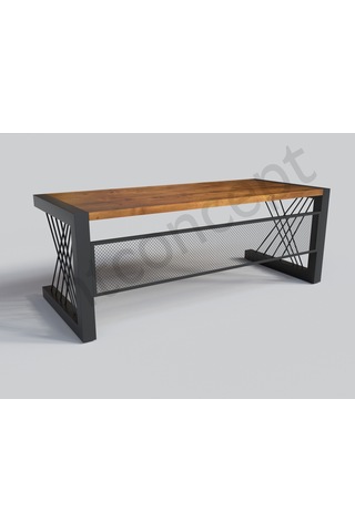 Ntconcept Alfa Açık Ceviz Renk Doğal Ahşap Çalışma Masası